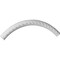 Ekena Millwork 35 1/2"OD x 31 1/2"ID x 2"W x 7/8"P Medway Ceiling Ring (1/4 of complete circle) CR36ME - alternate 2